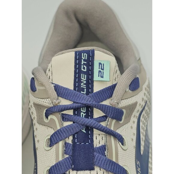 Brooks Women's Gray & Purple Adrenaline GTS 22 Running Shoes Size 10 2832 - Picture 8 of 16